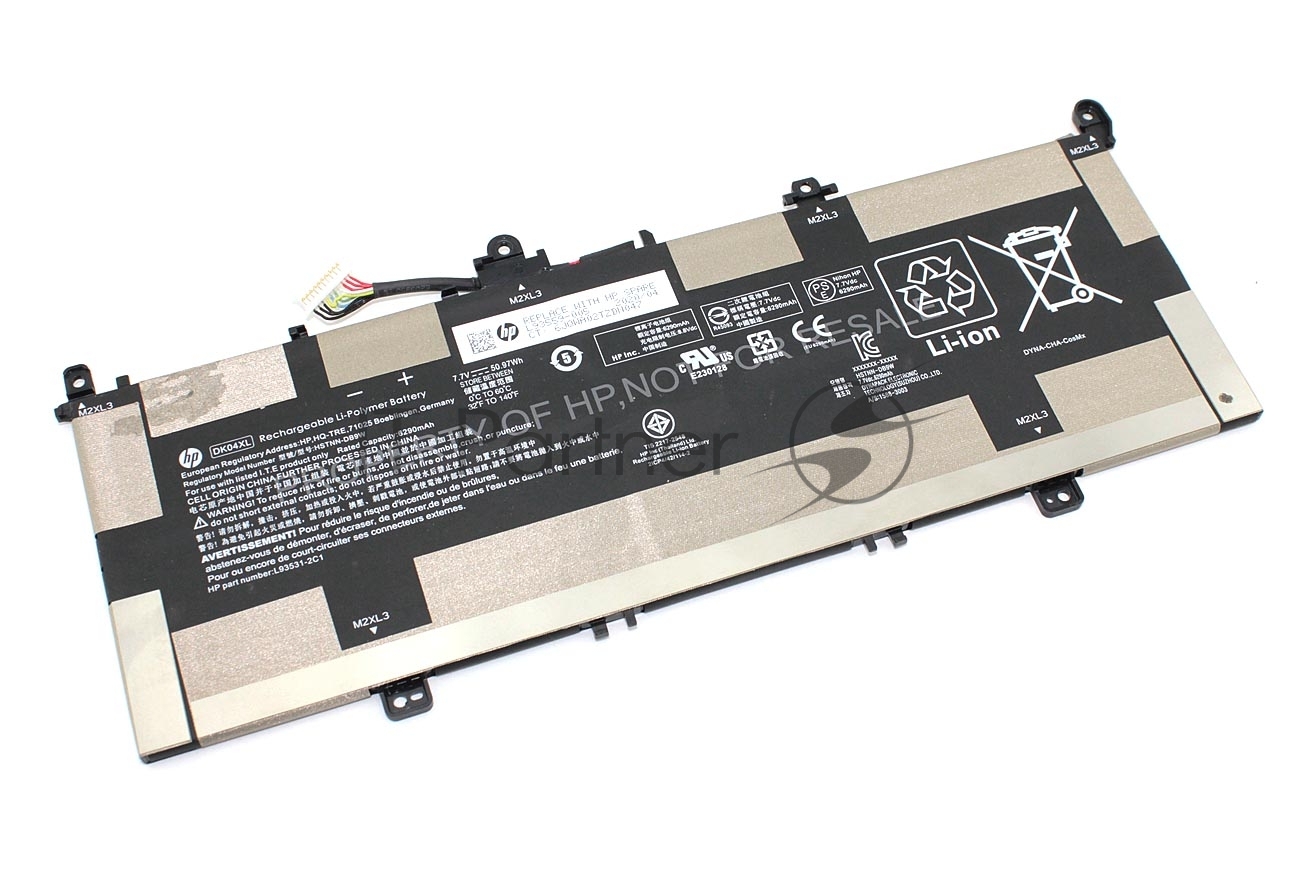 Аккумуляторная батарея для ноутбука HP Chromebook x360 13C-CA7.7V 50.97Wh