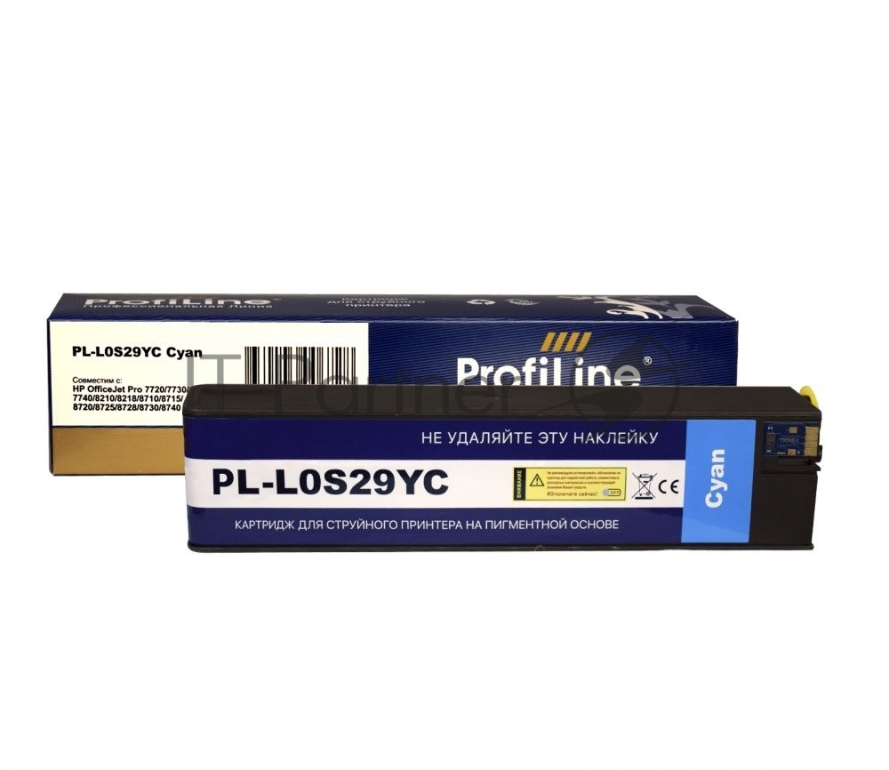 Картридж струйный ProfiLine PL-L0S29YC (№976Y) для принтеров HP PageWide-Pro 552/577/P55250/P57750 с чернилами Cyan