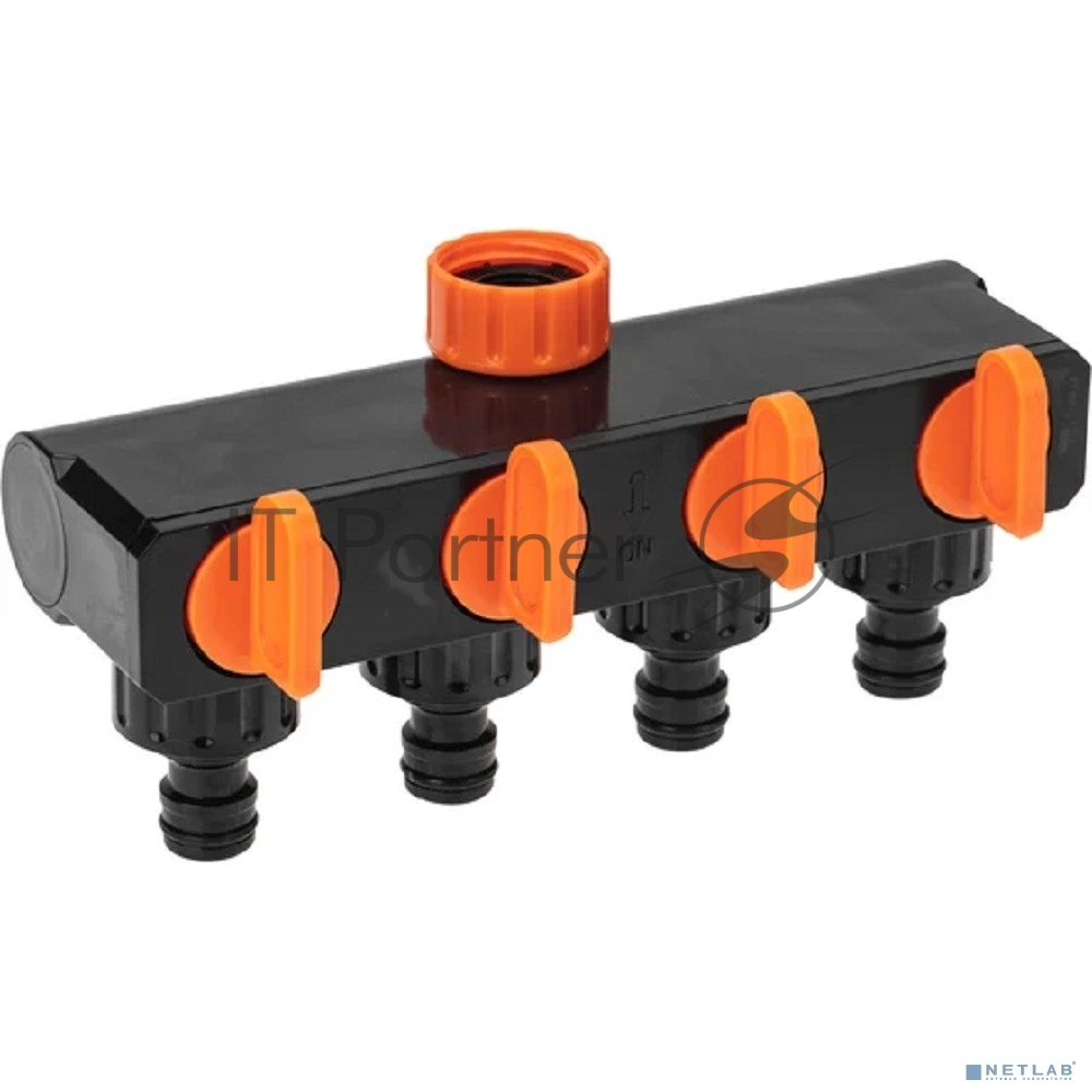 Разветвитель для шланга Четыре Сезона 62-0225, 4 канала, 1/2", 3/4"