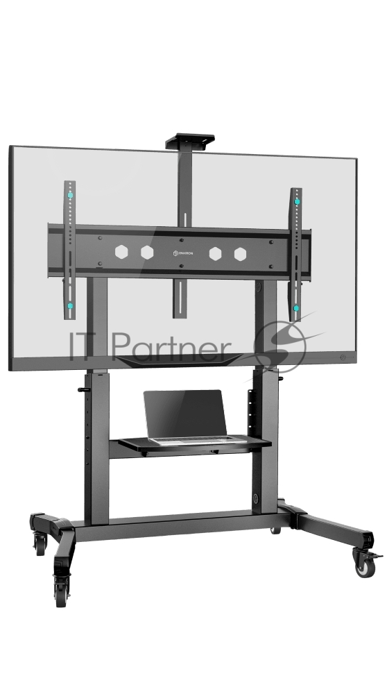 Стойка для телевизора ONKRON TS1991 черный 50"-100" макс.10кг напольный наклон