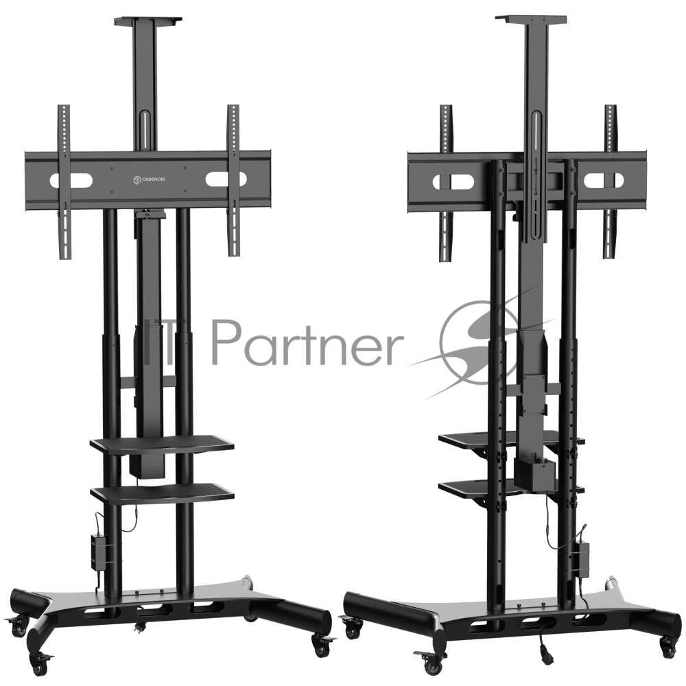 Подставка для телевизора Onkron TS1881 Elift черный 50"-86" макс.45кг напольный наклон