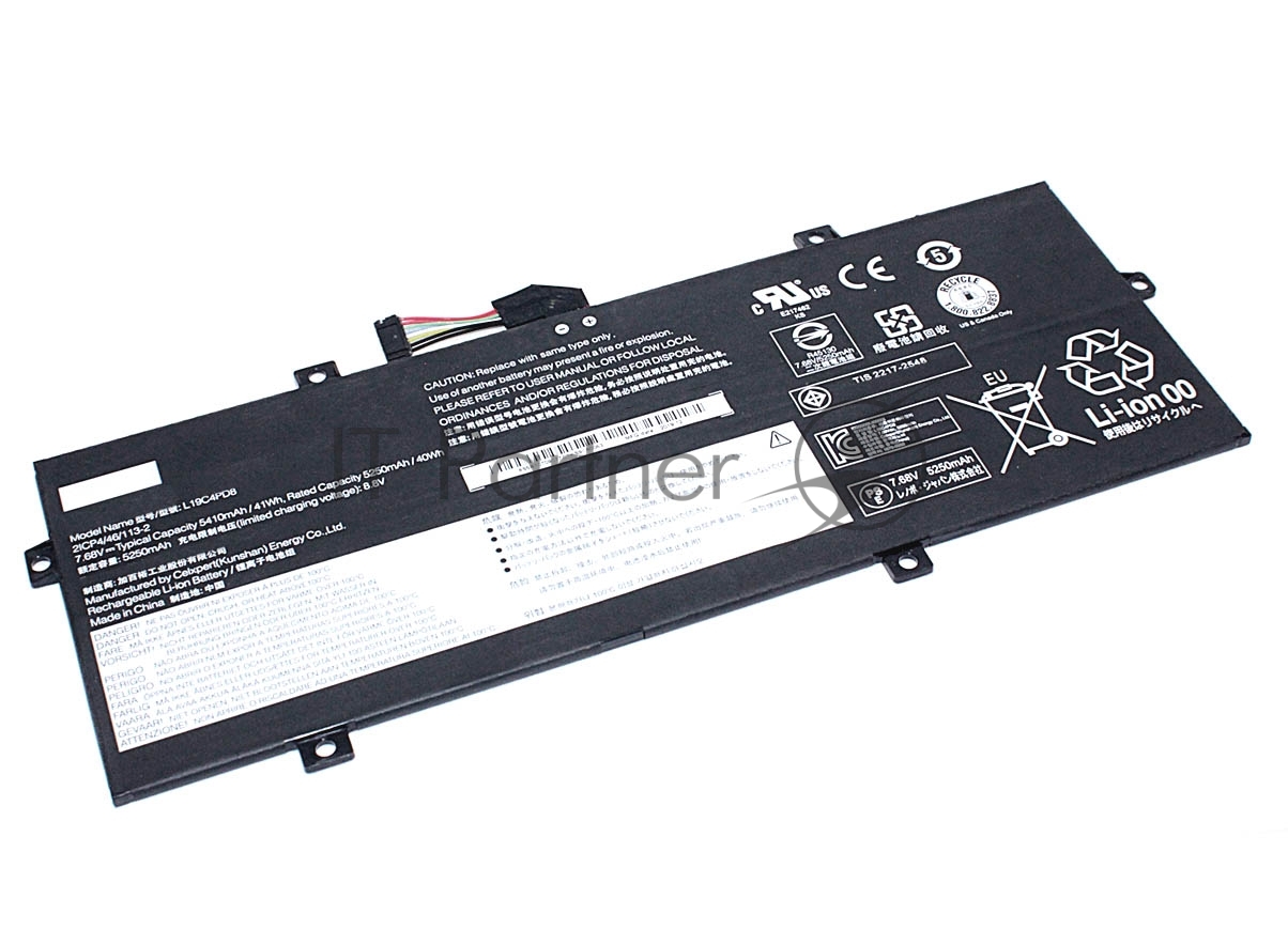 Аккумуляторная батарея для ноутбука Lenovo Yoga Duet 2020 7.68V 5410mAh