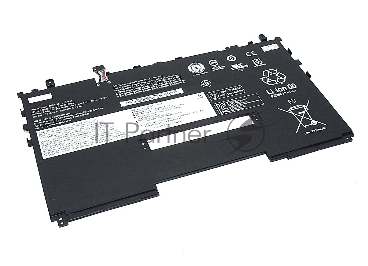 Аккумуляторная батарея для ноутбука Lenovo Yoga C630 7.68V 7820mAh