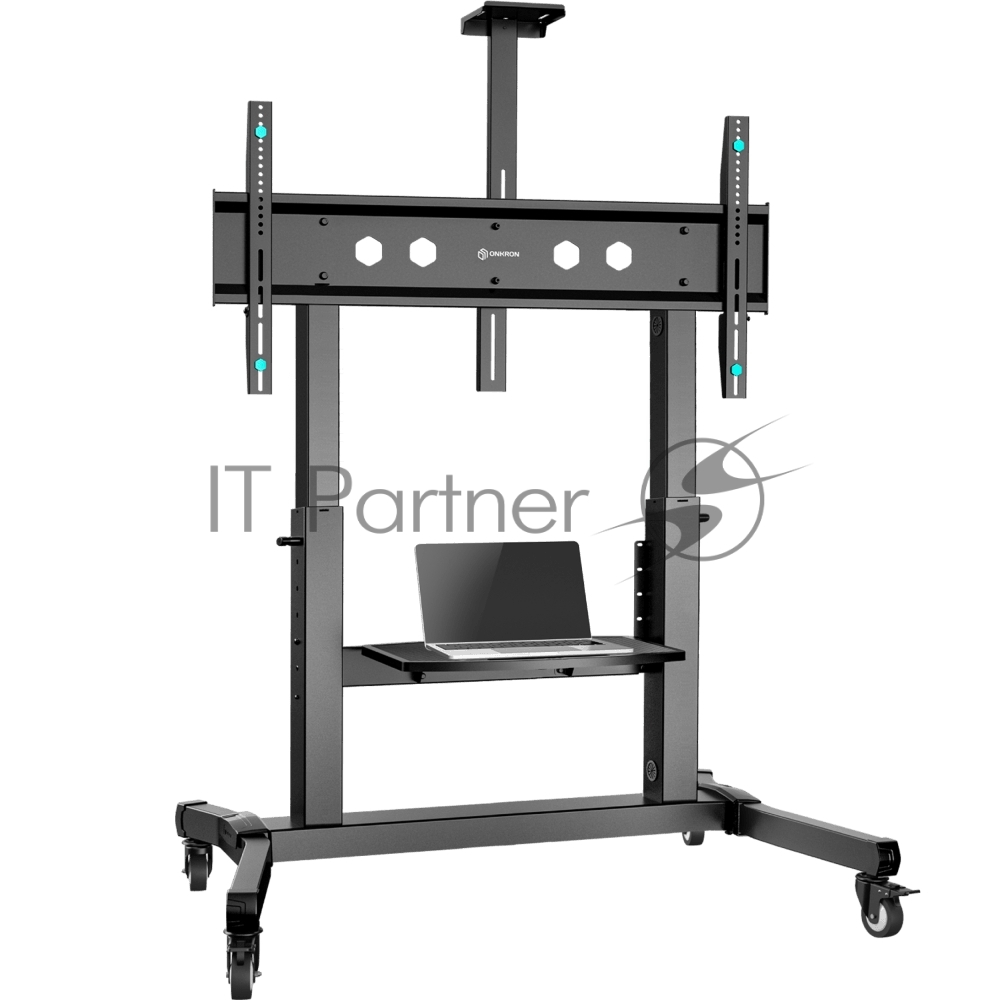 Стойка для телевизора ONKRON TS1991 черный 50"-100" макс.10кг напольный наклон
