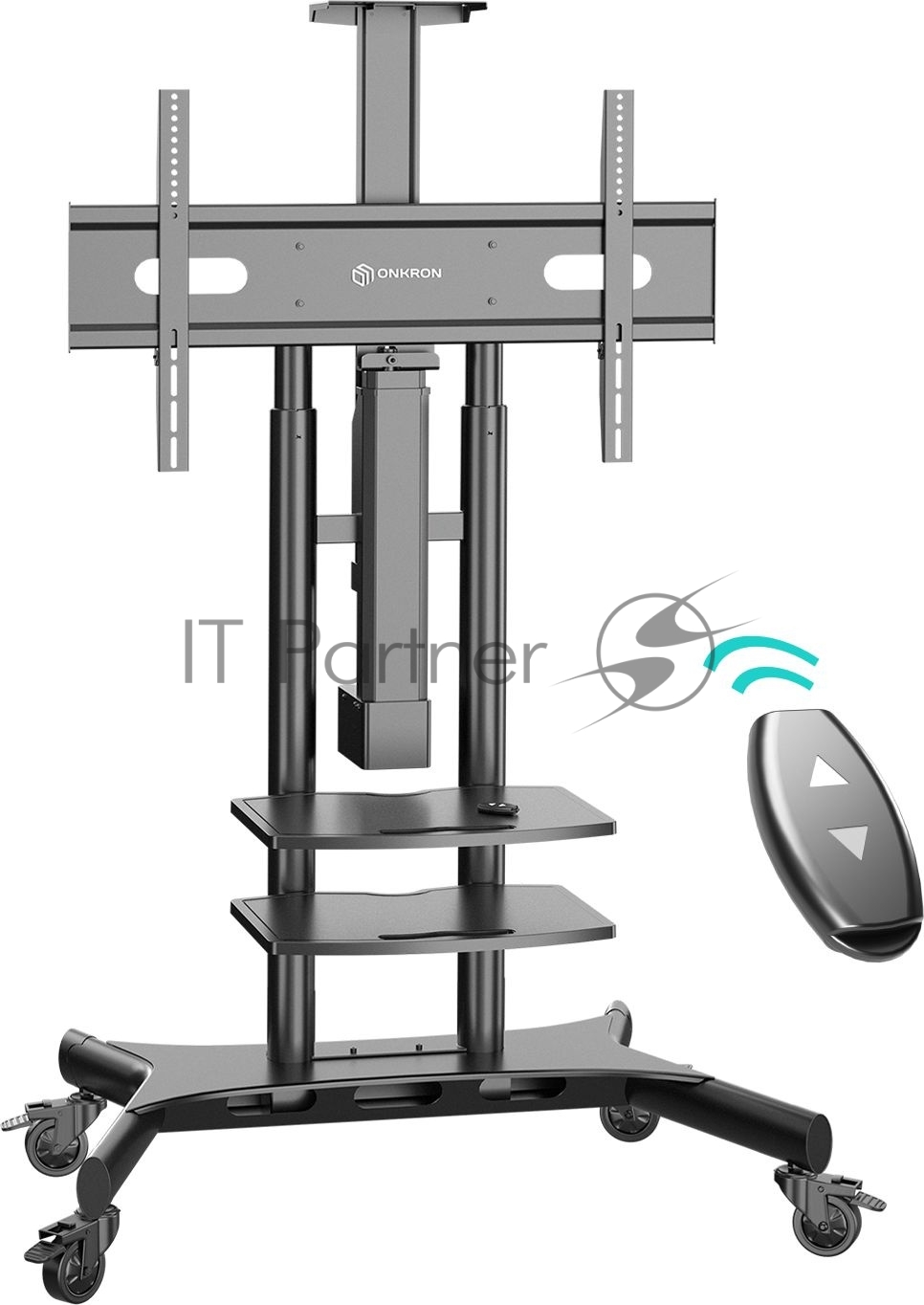 Подставка для телевизора Onkron TS1881 Elift черный 50"-86" макс.45кг напольный наклон