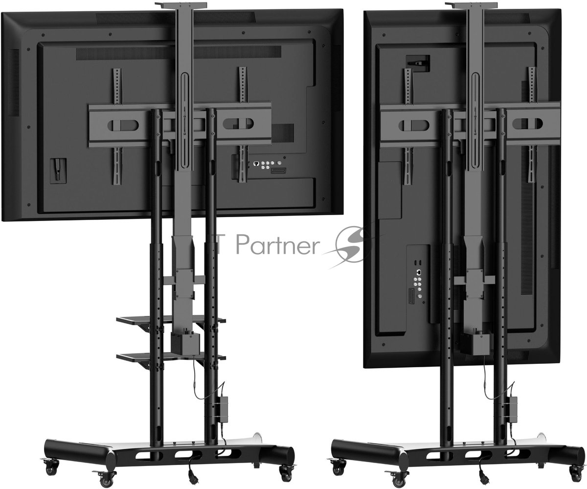 Подставка для телевизора Onkron TS1881 Elift черный 50"-86" макс.45кг напольный наклон