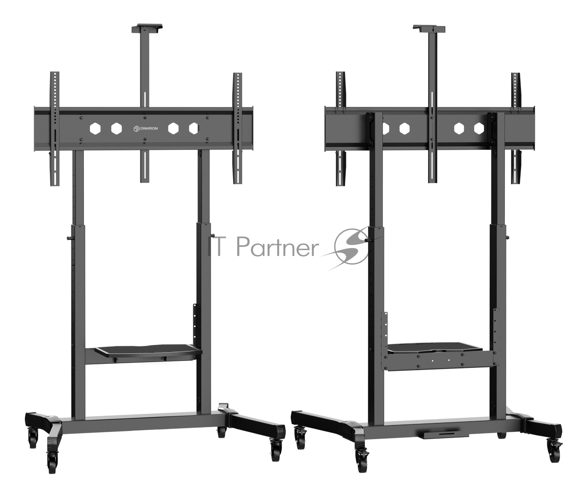 Стойка для телевизора ONKRON TS1991 черный 50"-100" макс.10кг напольный наклон
