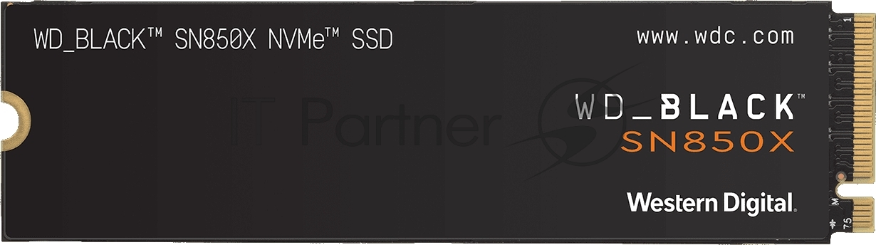 Накопитель SSD WD 4Tb Black SN850X M.2 2280, NVMe, PCIe 4.0x4