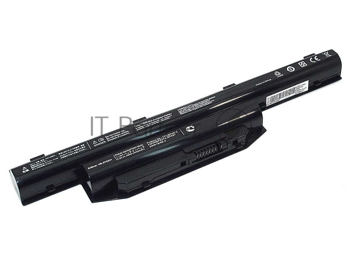 Аккумуляторная батарея для ноутбука Fujitsu LifeBook FMVNBP229 10.8V 4400mAh OEM черный