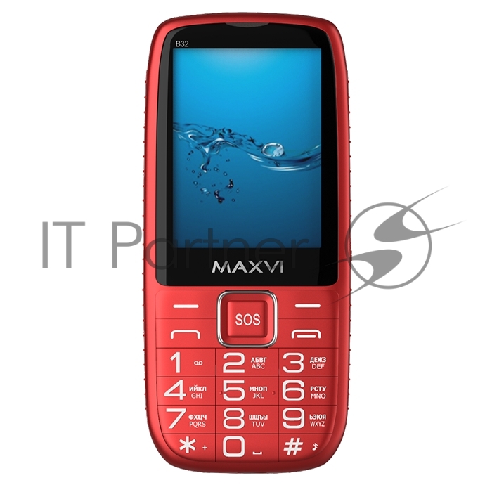 Мобильный телефон Maxvi B32 красный