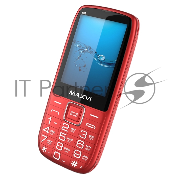 Мобильный телефон Maxvi B32 красный