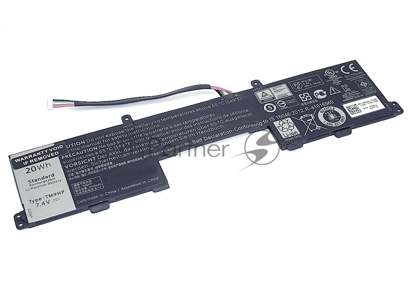 Аккумуляторная батарея для ноутбука Dell Latitude 13 7350 7.4V 2700 mAh
