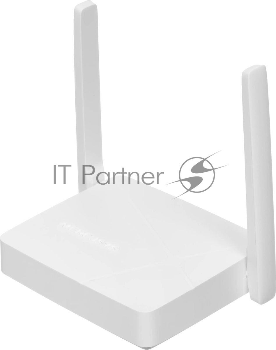 Роутер Mercusys MR20 AC750 Dual-Band Wi-Fi RouterSPEED: 300 Mbps at 2.4 GHz + 433 Mbps at 5 GHzSPEC: 2× Fixed External Antennas, 2× 10/100 Mbps LAN Ports, 1× 10/100 Mbps WAN PortFEATURE: Router/Access Point Mode Mode, WPS/Reset Button, IPTV, IPv6, Parental Controls