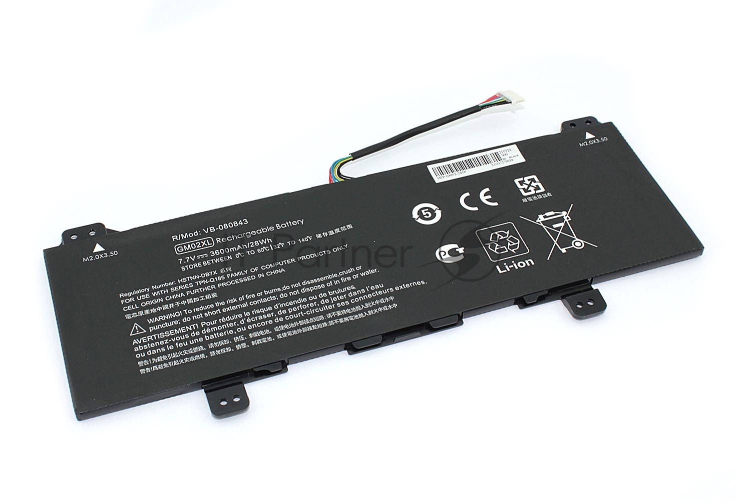 Аккумуляторная батарея для ноутбука HP 14-CA 7.7V 3600mAh OEM