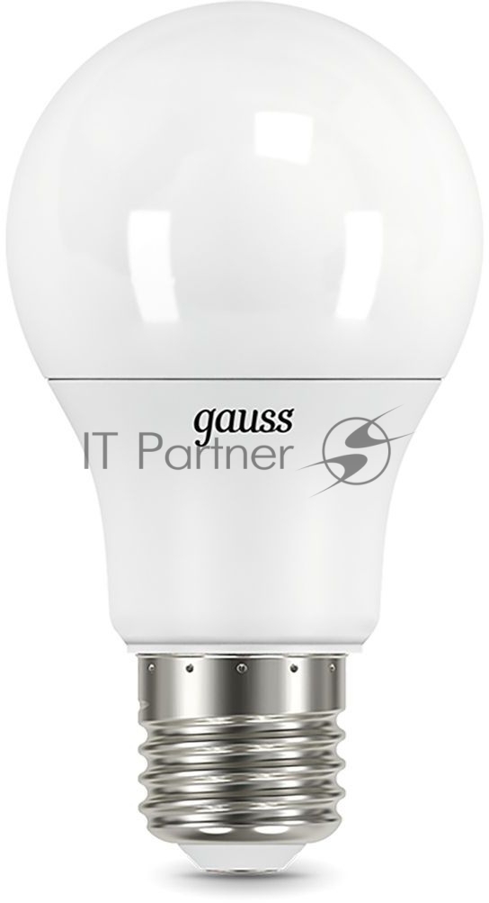 Лампа светодиодная Gauss 102502307 7Вт цок.: E27 груша 220B 6500K св. свеч. бел. хол. (упак.: 10 шт)