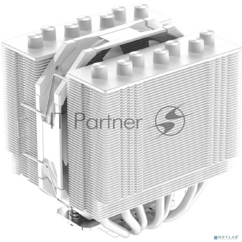 Кулер для процессора ID-COOLING SE-207 XT SLIM белый 120мм алюминий/медь 1800rpm 35.2db 4-pin 220W 135мм