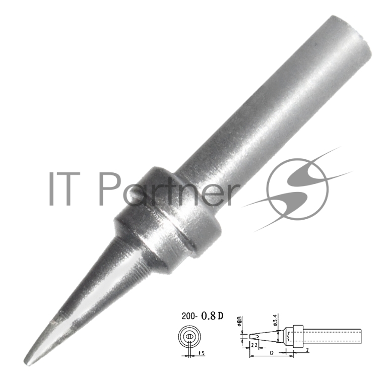 Жало для паяльника Quick QK200-T-0,8D