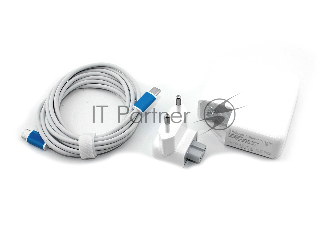 Блок питания (сетевой адаптер) для ноутбуков Apple USB Type-C 67W OEM