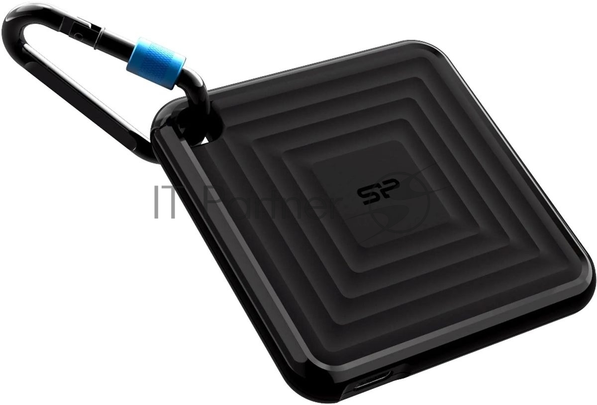 Внешний SSD Silicon Power PC60 USB-C 512Gb SP512GbPSDPC60CK 1.8" черный