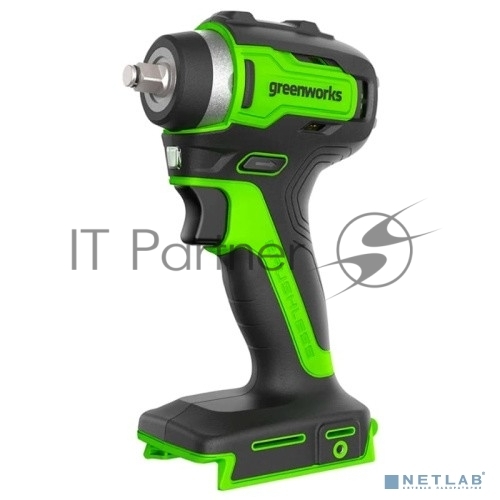Гайковерт ударный аккумуляторный GreenWorks GD24IW200, 24v, 200 Нм, без АКБ и ЗУ (3803607)