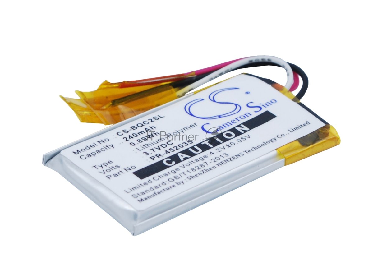 Аккумуляторная батарея CameronSino CS-BQC2SL для BOSE QuietComfort 20, QC20 3.7V 240mAh, 0.89Wh