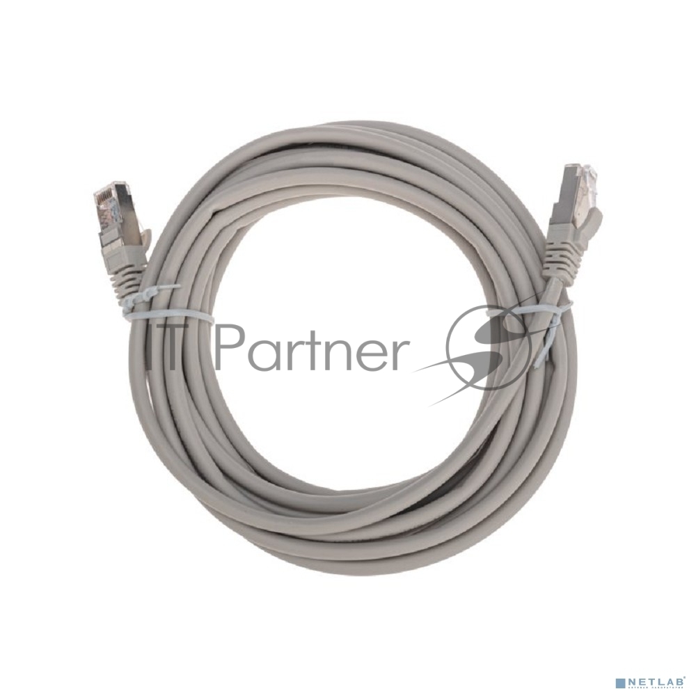 Rexant (02-0110-5) Патч-корд F/UTP, CAT 5e, RJ45-RJ45, 26AWG,  LSZH, серый, 5м