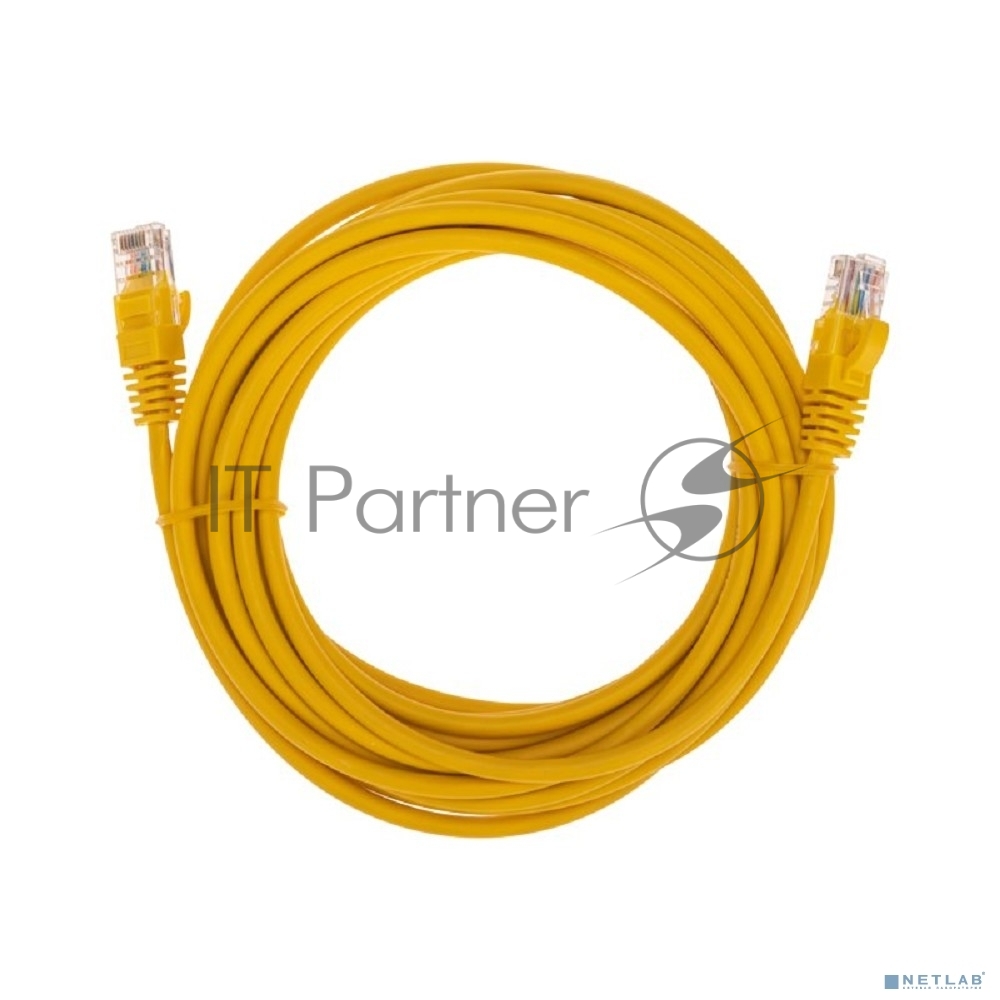 Rexant (02-0105-5) Патч-корд U/UTP, CAT 5e, RJ45-RJ45, 26AWG, LSZH, желтый, 5м