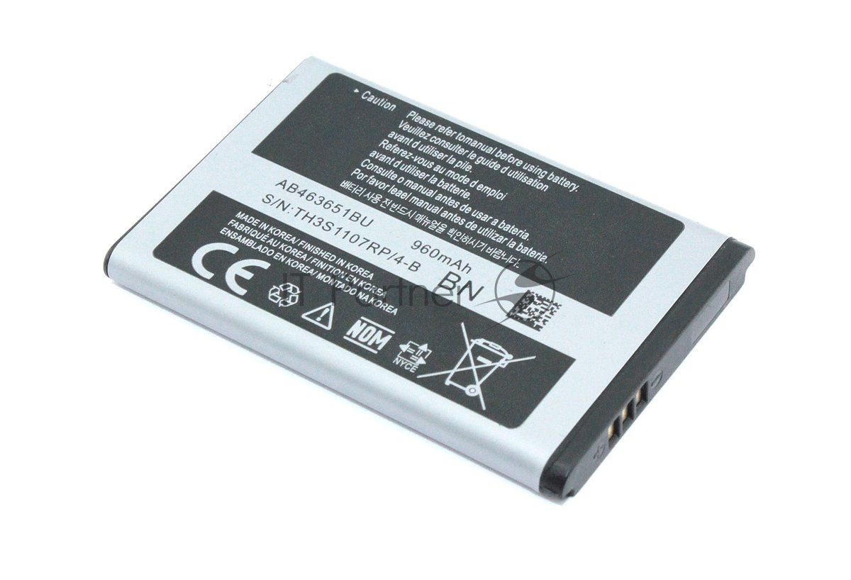 Аккумуляторная батарея AB463651BU/AB463651BE для Samsung SGH-F400/SGH-F408/GT-M7500 3.7V 3.55Wh