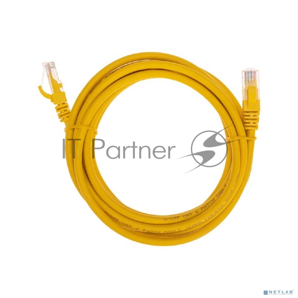 Патч-корд U/UTP Rexant cat.6, RJ45-RJ45, неэкранированный, 26AWG, LSZH, желтый, 3 м