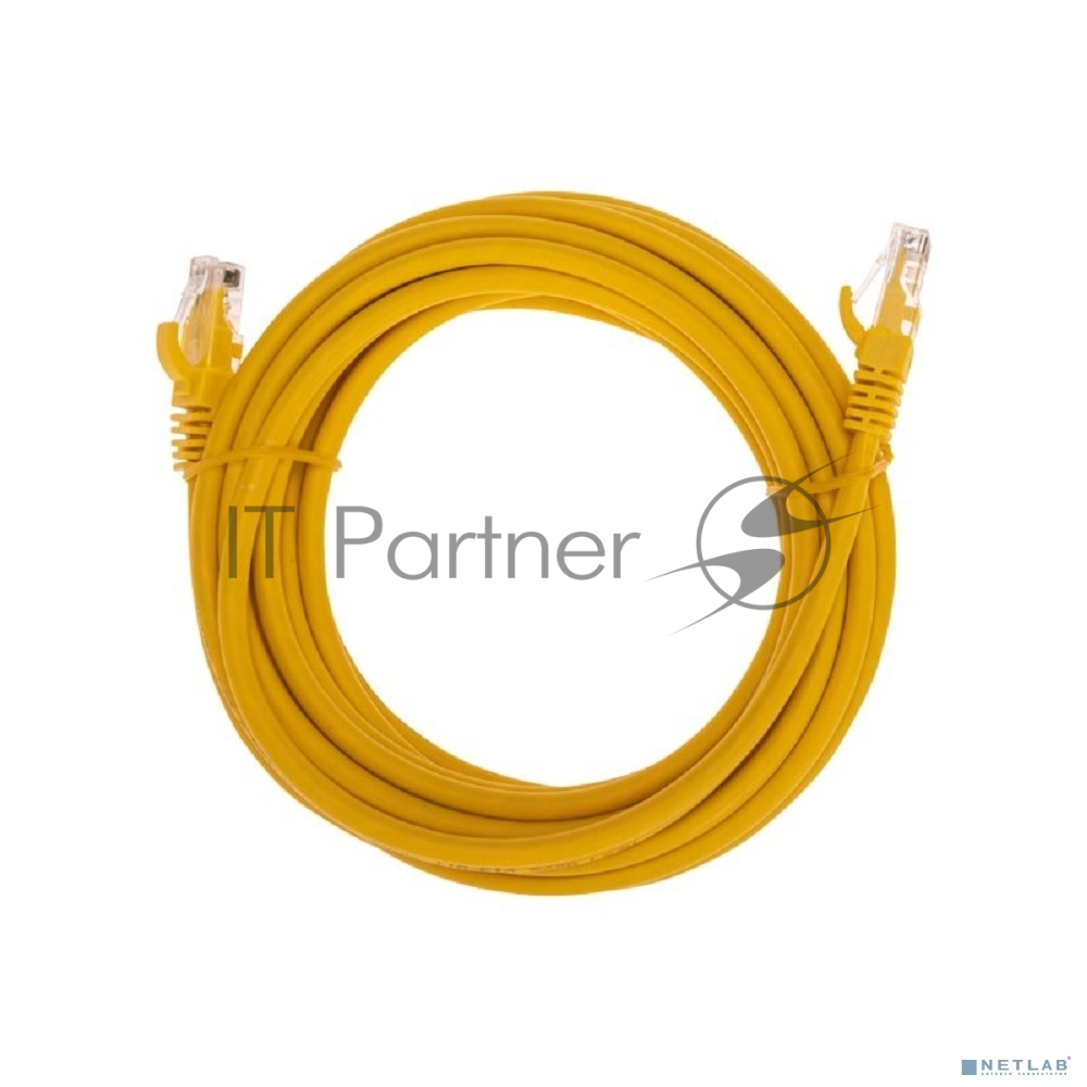 Патч-корд U/UTP Rexant cat.6, RJ45-RJ45, неэкранированный, 26AWG, LSZH, желтый, 5 м