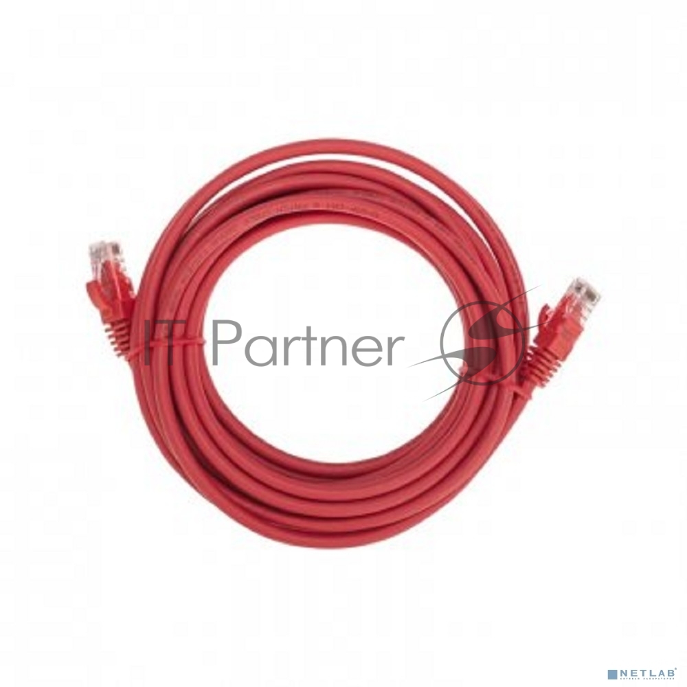 Патч-корд U/UTP Rexant cat.6, RJ45-RJ45, неэкранированный, 26AWG, LSZH, красный, 5 м