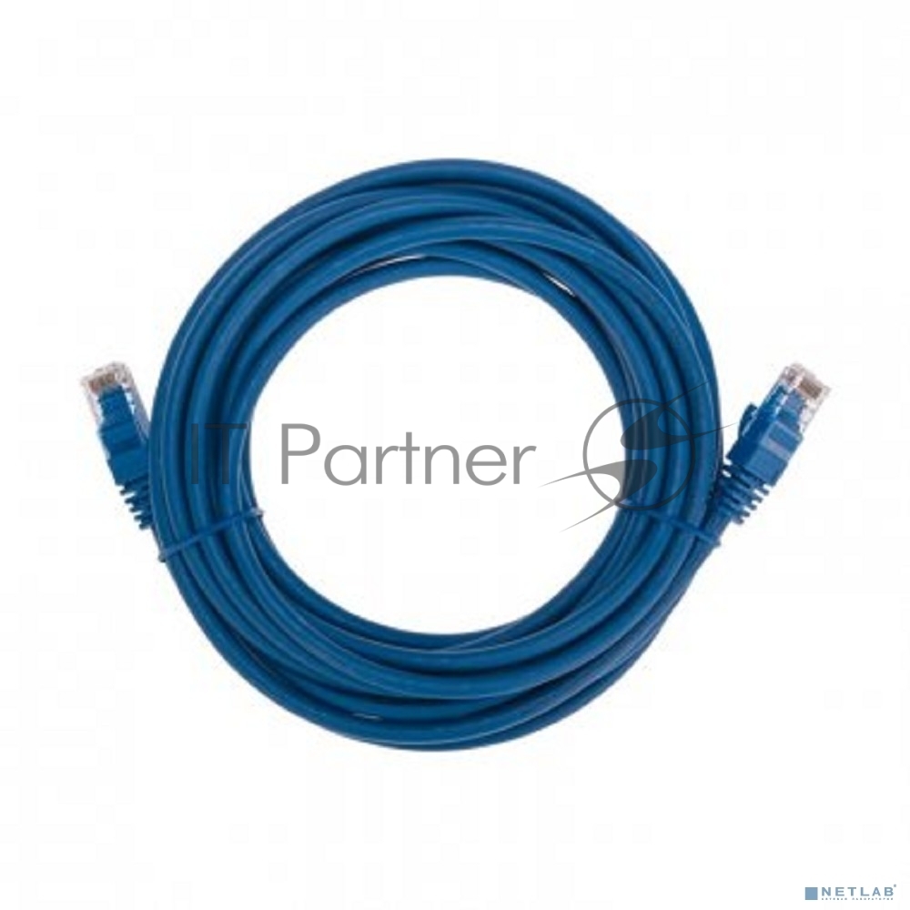 Патч-корд U/UTP Rexant cat.6, RJ45-RJ45, неэкранированный, 26AWG, LSZH, синий, 5 м
