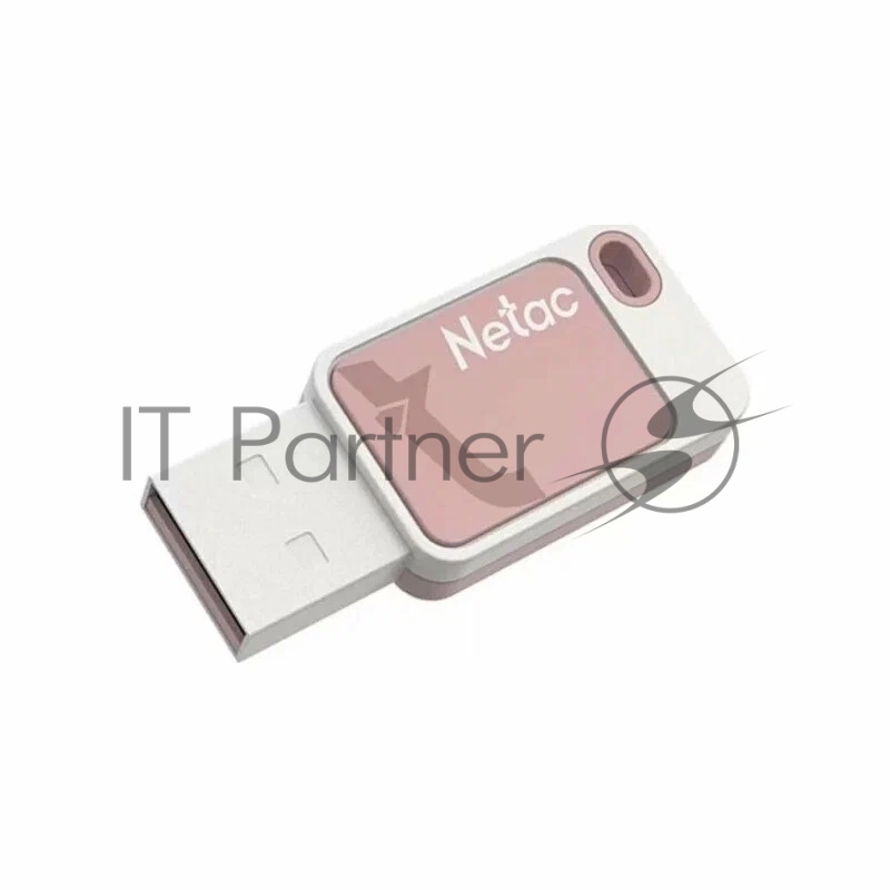 USB накопитель Netac - UA31, USB Type A (USB 2.0), 64 ГБ, цвет розовый, NT03UA31N-064G-20PK
