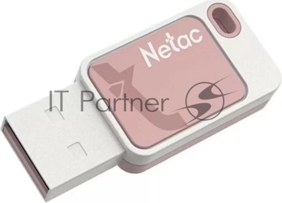 USB накопитель Netac - UA31, USB Type A (USB 2.0), 8 ГБ, цвет розовый, NT03UA31N-008G-20PK