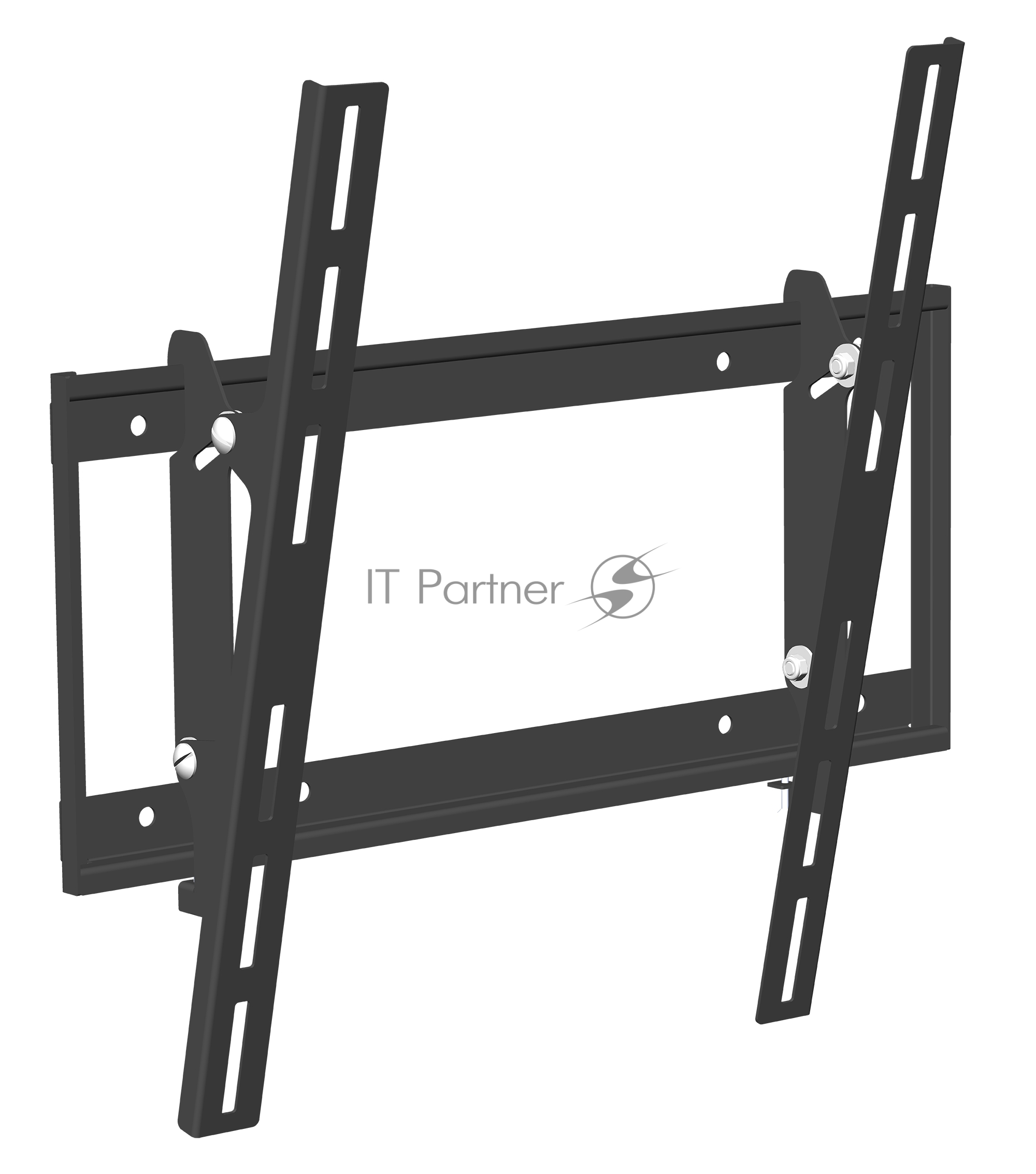 Кронштейн LE'STER LST-401.02 ТВ 10"- 75" vesa 400x400, черный, рамный