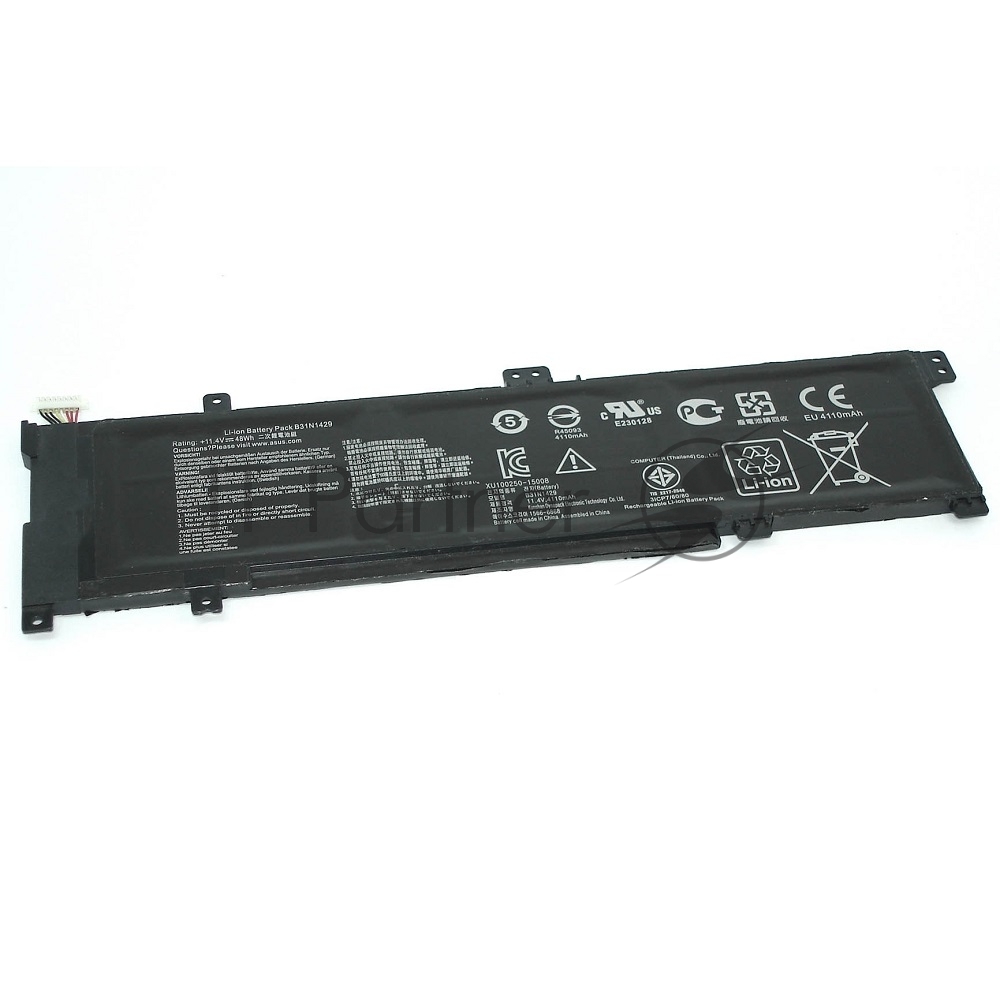 Аккумуляторная батарея для ноутбука Asus K501LB 11.4V 4110mAh черный