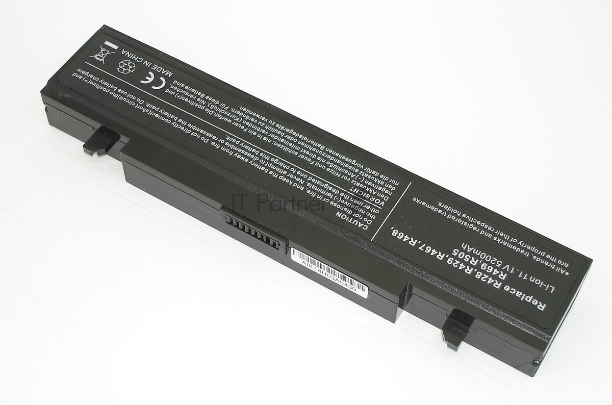 Аккумуляторная батарея для ноутбука Samsung R420 R510 R580 (AA-PB9NC5B) 5200mAh OEM черный