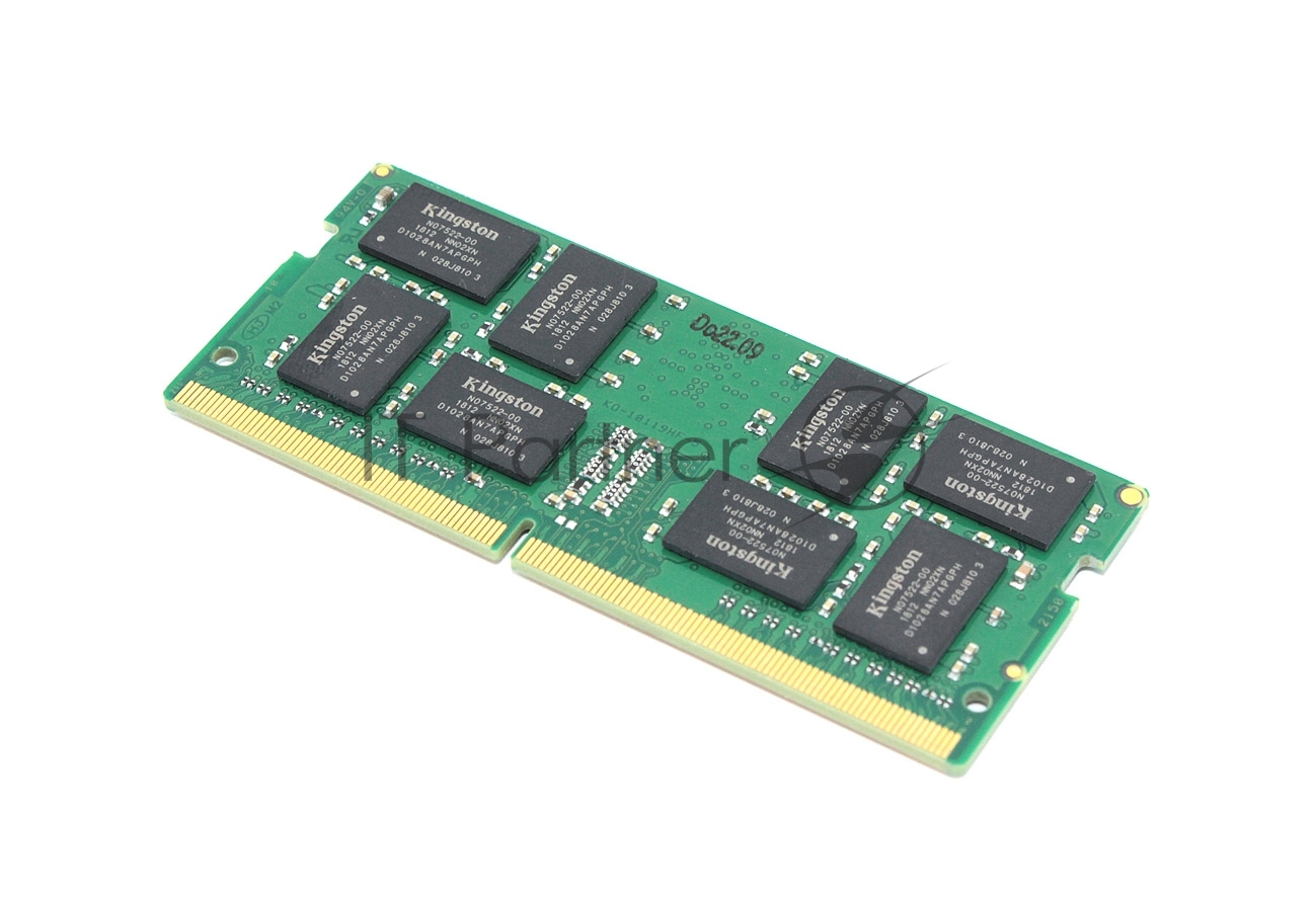 Оперативная память Kingston, DDR4, 16GB (1x16 GB), 3200 MHz, CL22, SO-DIMM