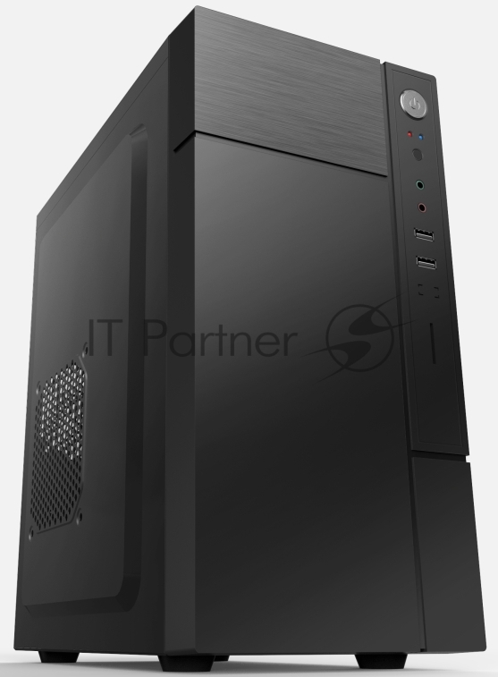 Компьютерный корпус с блоком питания 450Вт./Case Forza mATX case, black, w/PSU 450W 12cm, w/2xUSB 2.0, w/pwr cord, w/o FAN