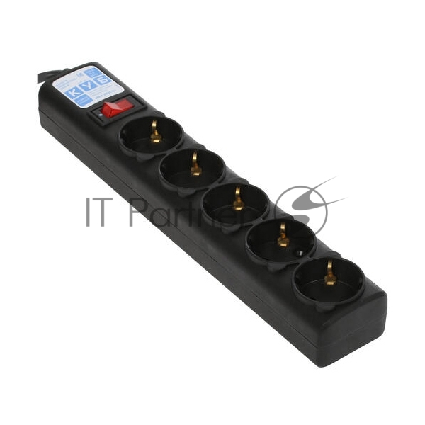 Сетевой фильтр Surge protector Power Cube 1.9m for conn. to UPS(C14) 5 outlets, 10A черный/графит