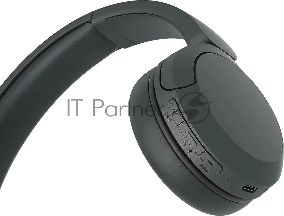 Беспроводные наушники Sony WH-CH520 черный, накладные, Bluetooth, быстрая зарядка, до 50 ч