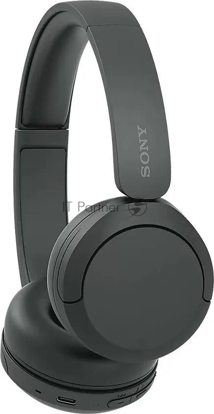 Беспроводные наушники Sony WH-CH520 черный, накладные, Bluetooth, быстрая зарядка, до 50 ч