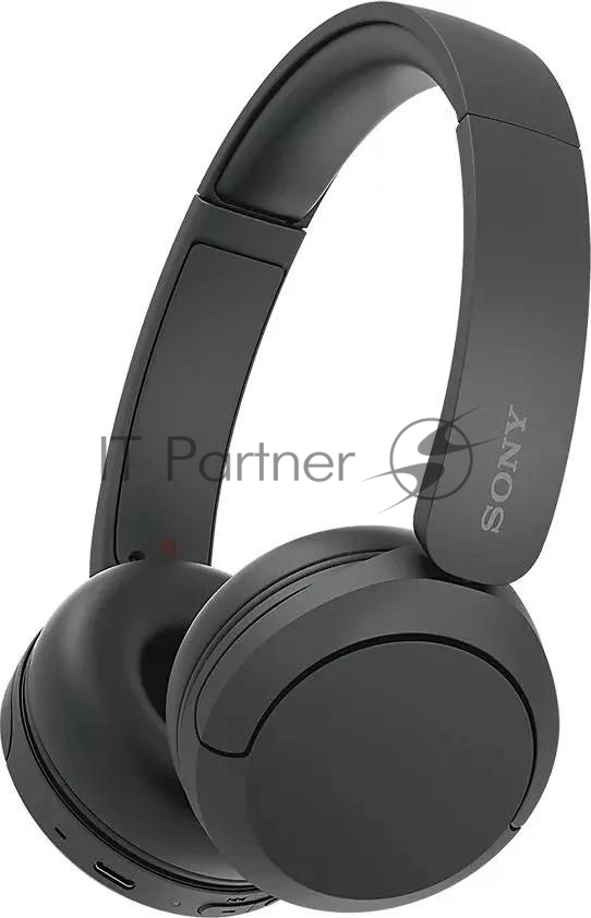 Беспроводные наушники Sony WH-CH520 черный, накладные, Bluetooth, быстрая зарядка, до 50 ч
