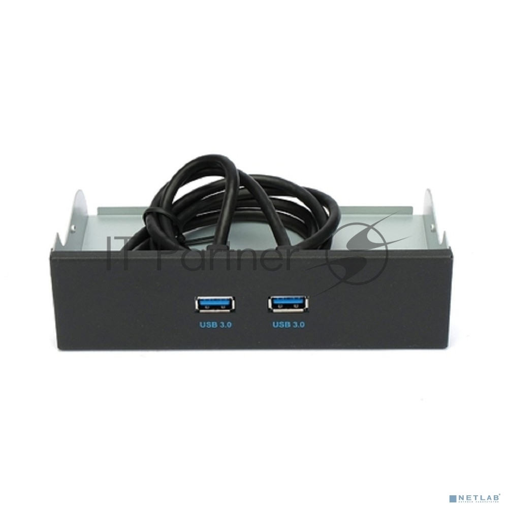 Планка USB 3.0 на переднюю панель 5.25" Gembird FP5.25-USB3-2A, USB, 2xUSB-A 3.0, USB
