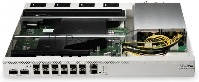Маршрутизатор MikroTik CCR216-1G-12XS-2XQ, 1×1 Гбит/с + 12×25 Гбит/с SFP28 + 2×100 Гбит/с QSFP28, управляемый