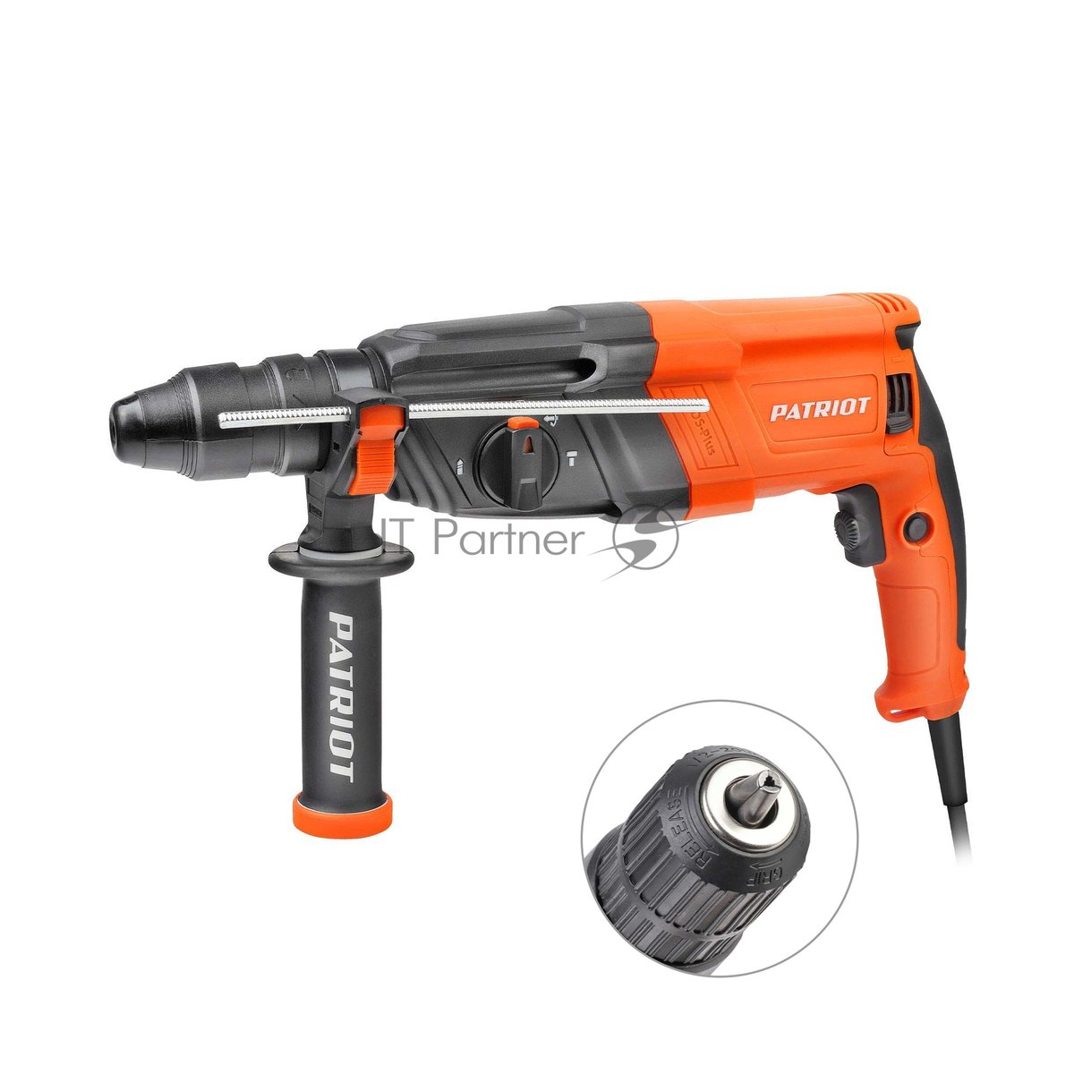 Перфоратор Patriot RH 243Q, SDS-plus, 770 Вт, 2,6 Дж, от сети
