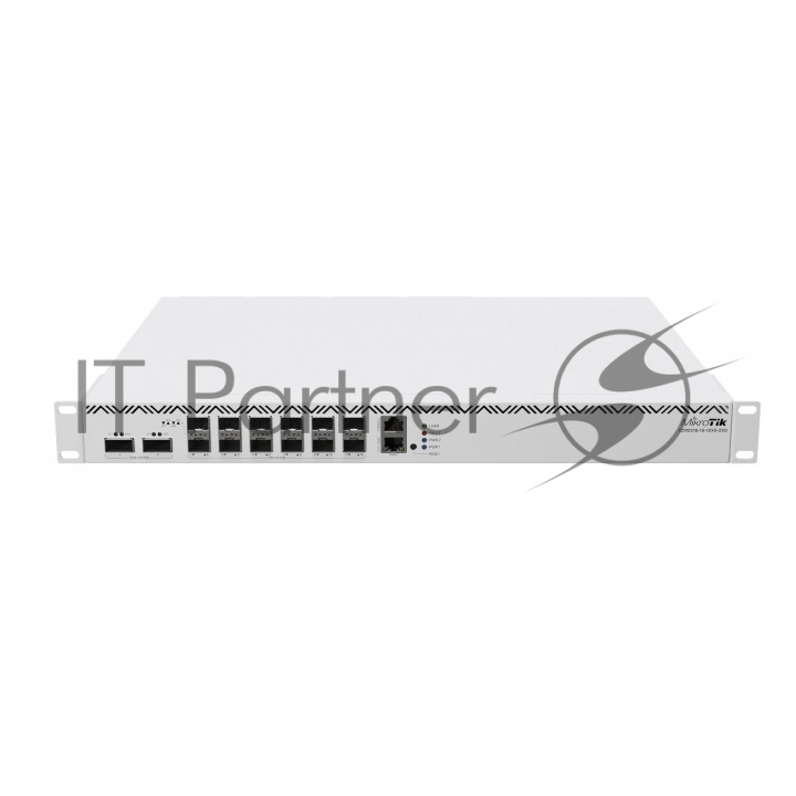 Маршрутизатор MikroTik CCR216-1G-12XS-2XQ, 1×1 Гбит/с + 12×25 Гбит/с SFP28 + 2×100 Гбит/с QSFP28, управляемый