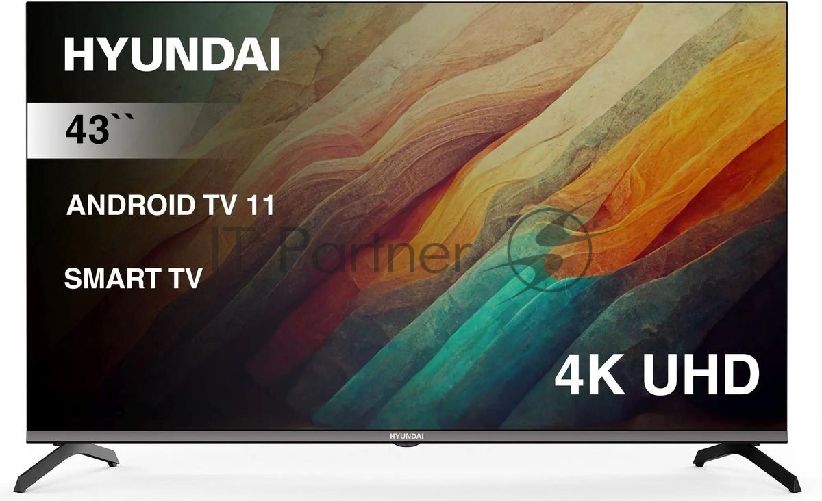 Телевизор Hyundai 43" H-LED43BU7006 черный LED UHD 60Hz Smart TV
