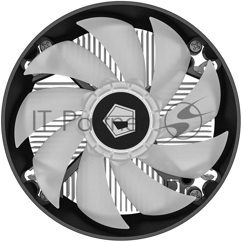 Кулер ID-Cooling DK-07i RAINBOW (Intel) черный 120мм алюминий 1800rpm 26db 4-pin 125W 60мм