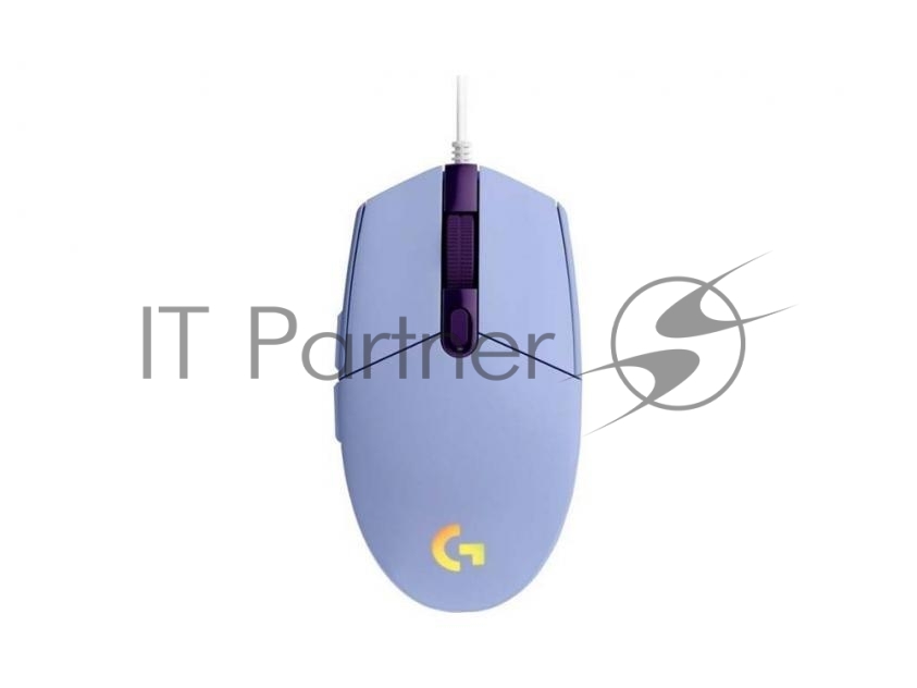 Мышь проводная Logitech G102 LIGHTSYNC фиолетовый, 8000 dpi, USB, кнопки - 6